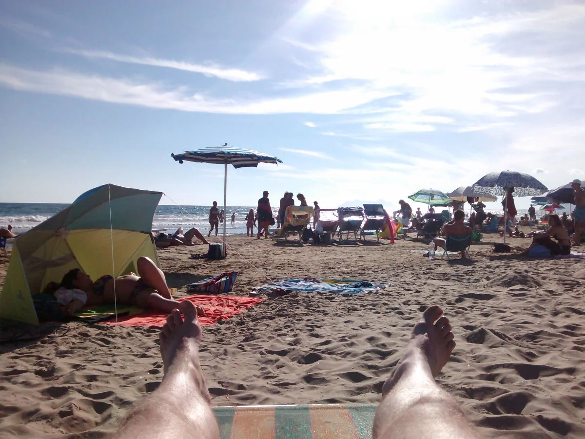 On the beach #italia