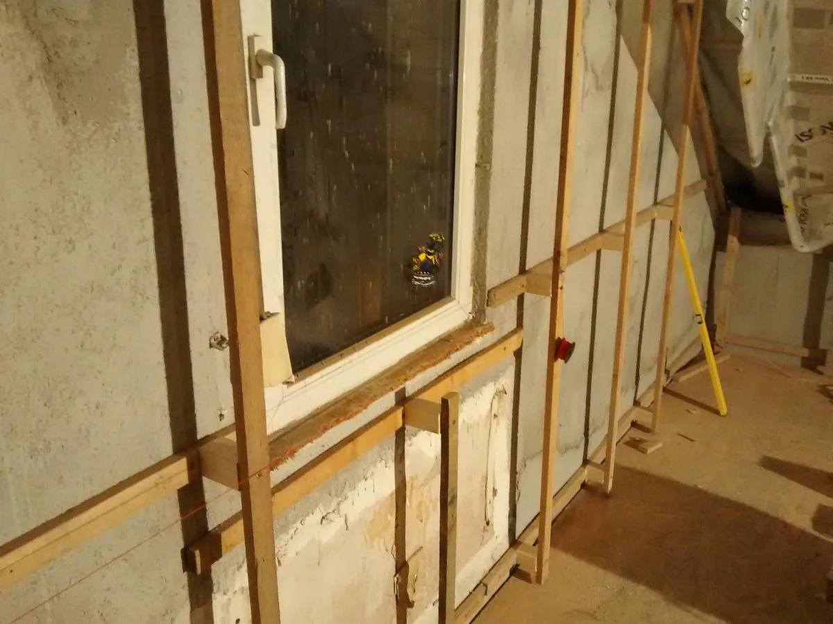 So gleicht man Wände aus #baustelle
