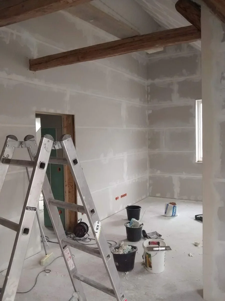 (Uni)flott spachteln #baustelle