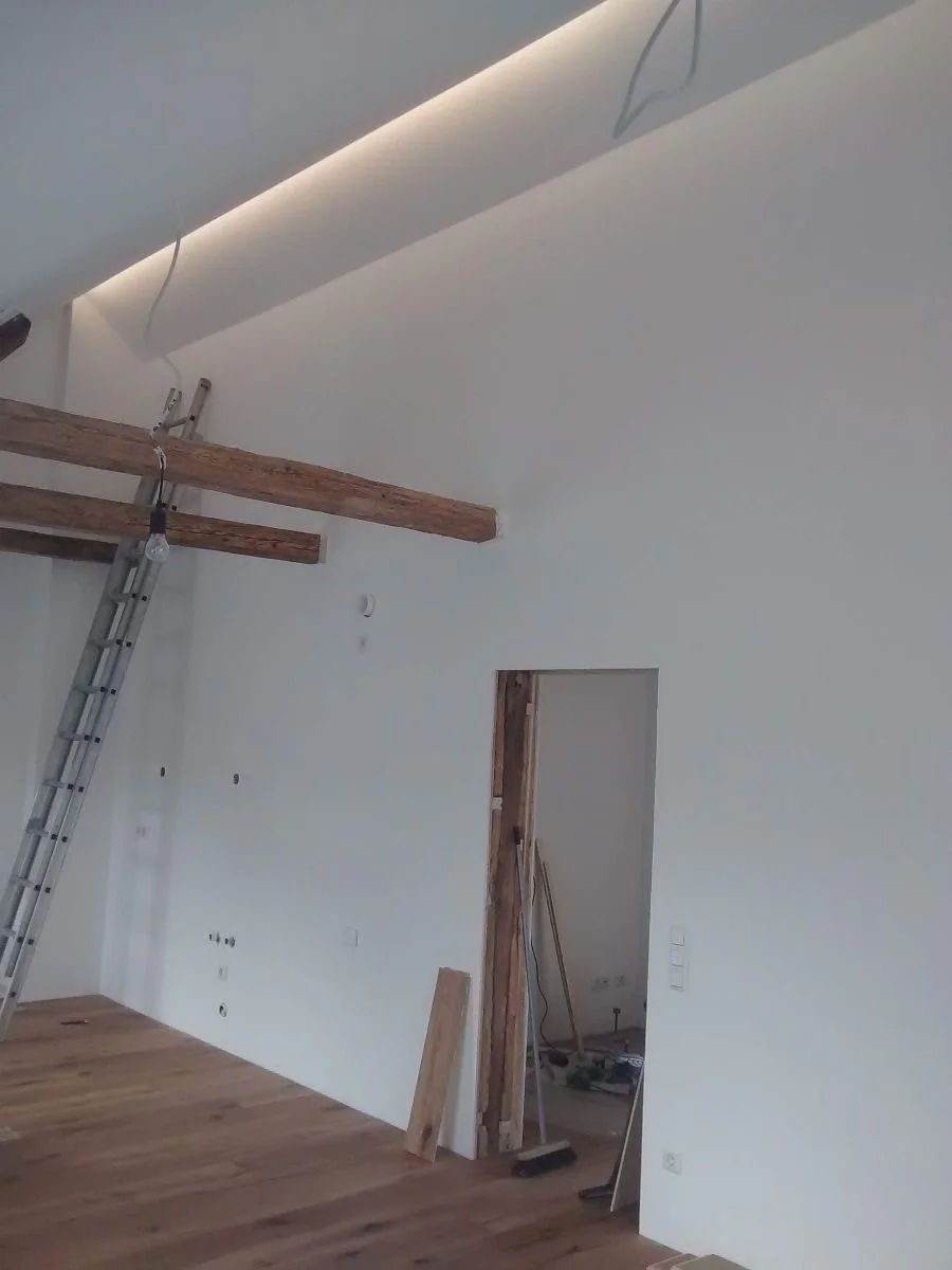 Pornobeleuchtung ist fertig #baustelle