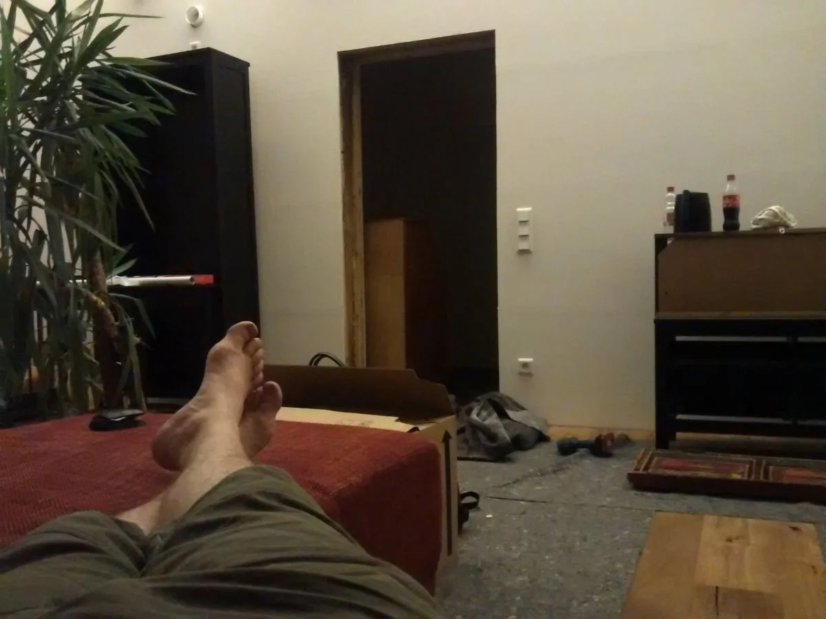 Geschafft! Dank Roberto und unseren Freunden!