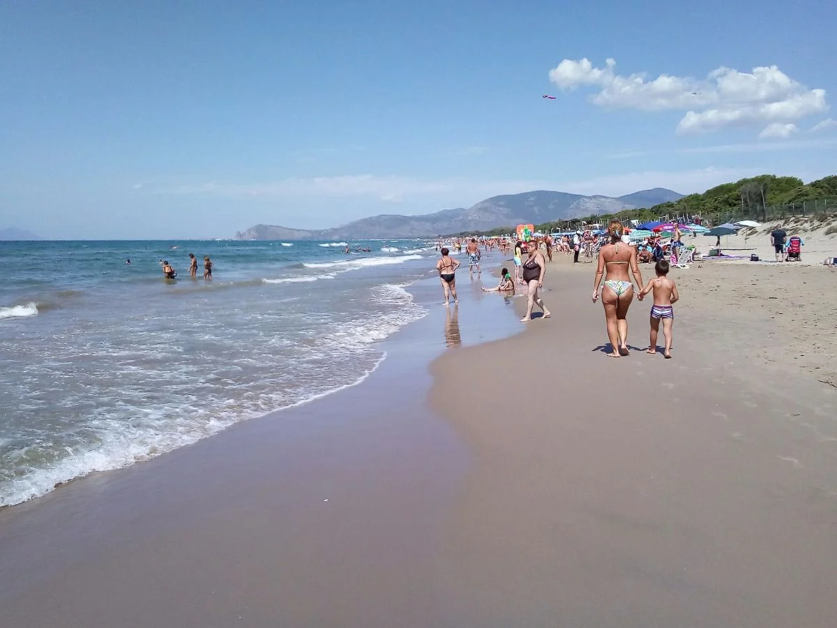 Ziemlich was los am Strand