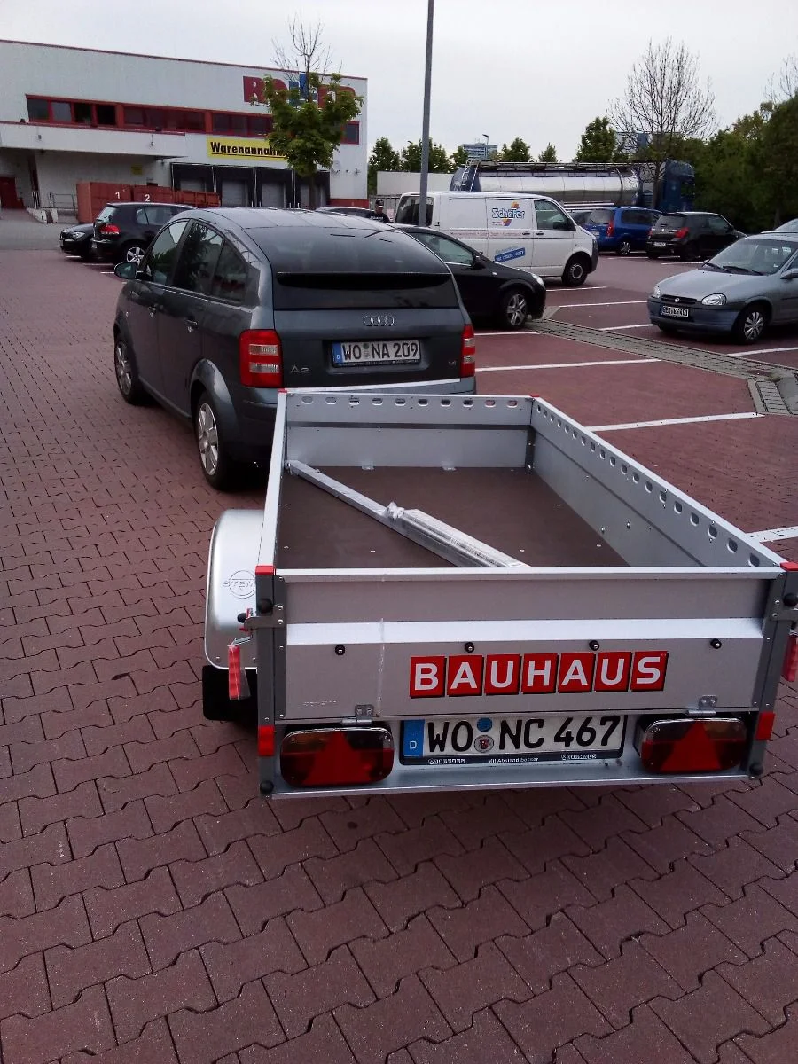 Solo, jetzt hamma einen eigenen Hänger
