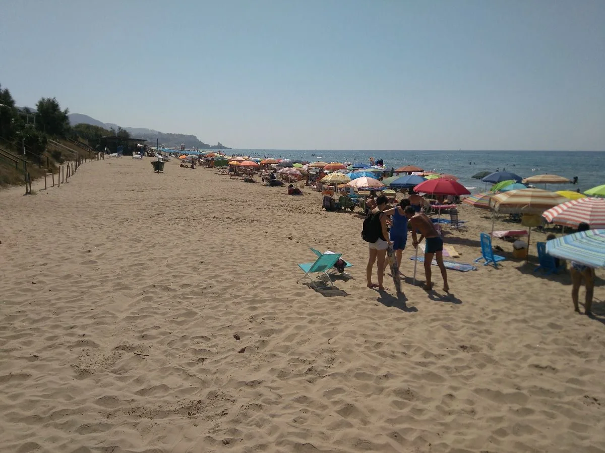 Heute angenehm wenig los am Strand #italia2017