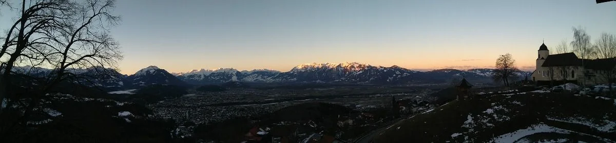 Guten Morgen, Blick aus unserem Sylvesterzimmer