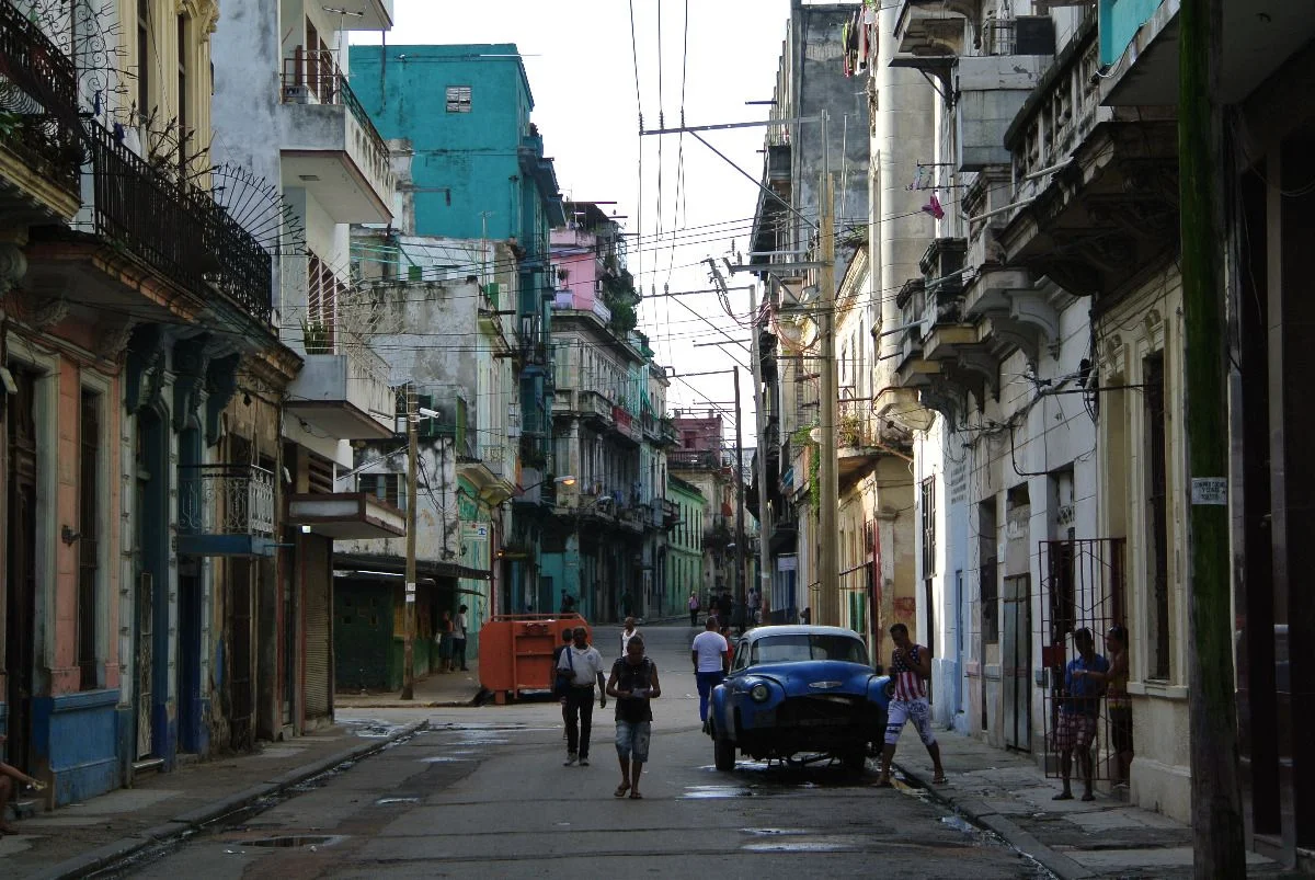 Straße unserer ersten Station in Havanna #cuba2018