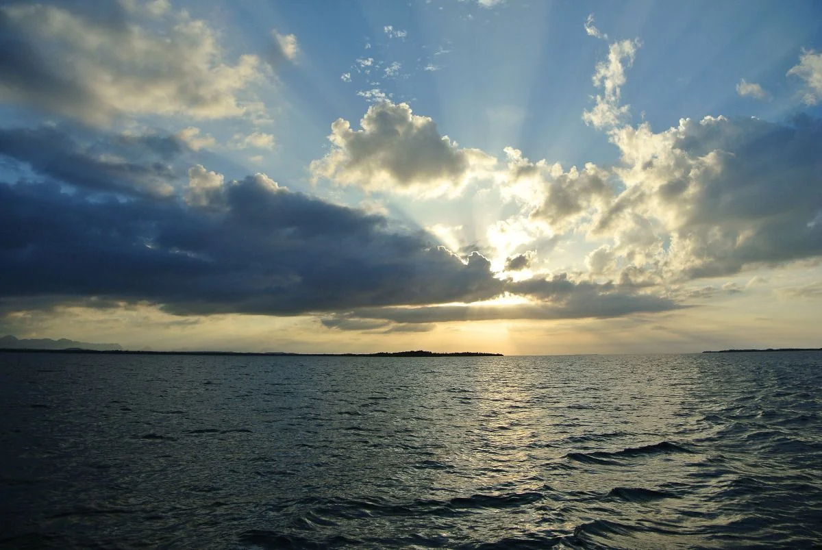 Sonnenuntergang auf der Fähre #cuba2018