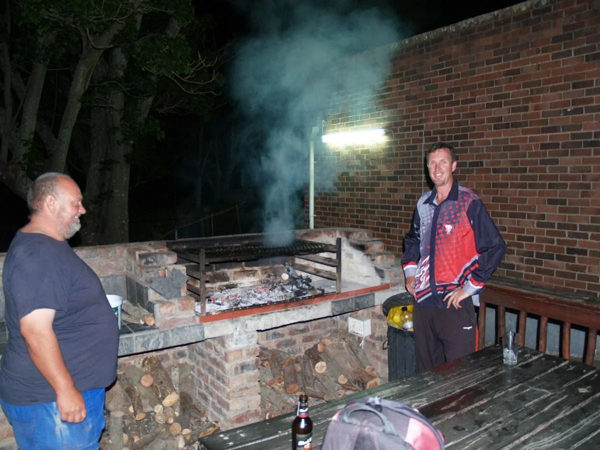 Unsere netten Wasserlochbohrer #suedafrika