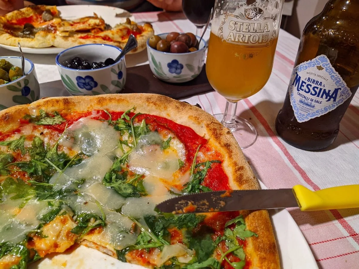 Heute mal sizilianischen Bier. Auch lecker...