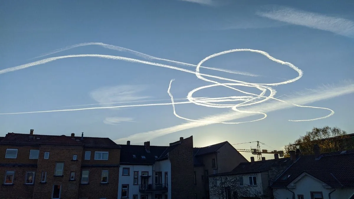 Was will uns der Pilot hier sagen...