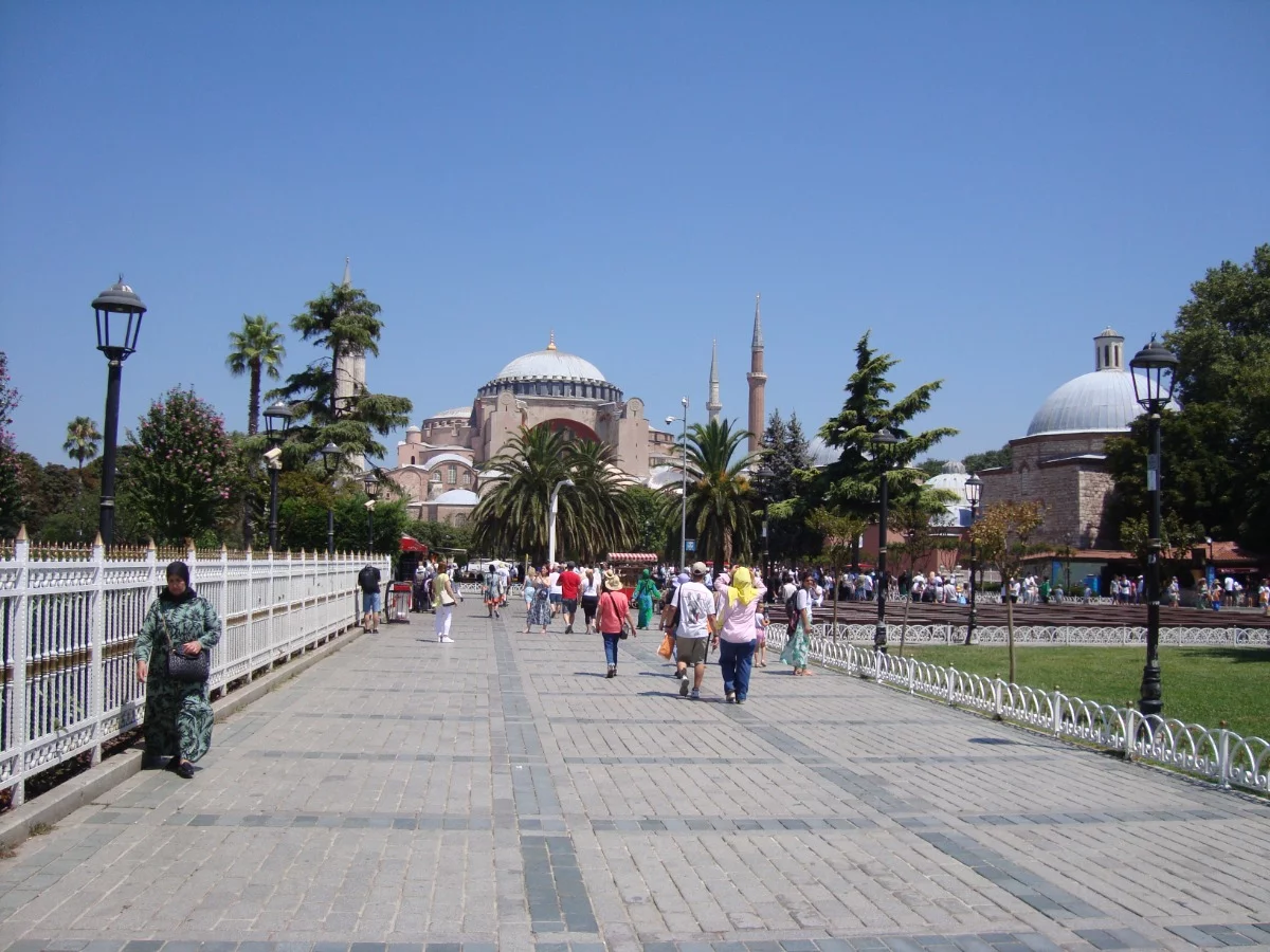 Die berühmte Hagia Sophia Moschee