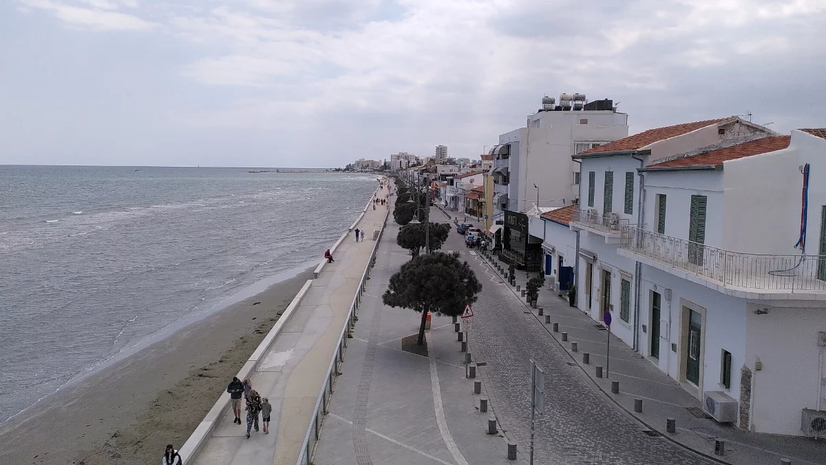 Blick vom Larnaka Medieval Castle
#zypern