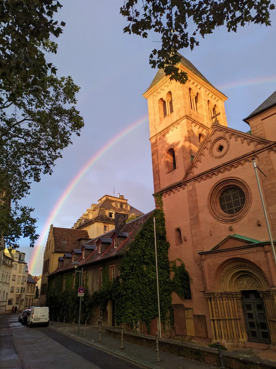 Mal ein schöner Regenbogen in Deutschland.