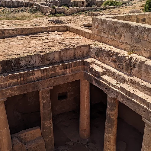 Sehr beeindruckende Anlage die Königsgräber von Nea Paphos #zypern